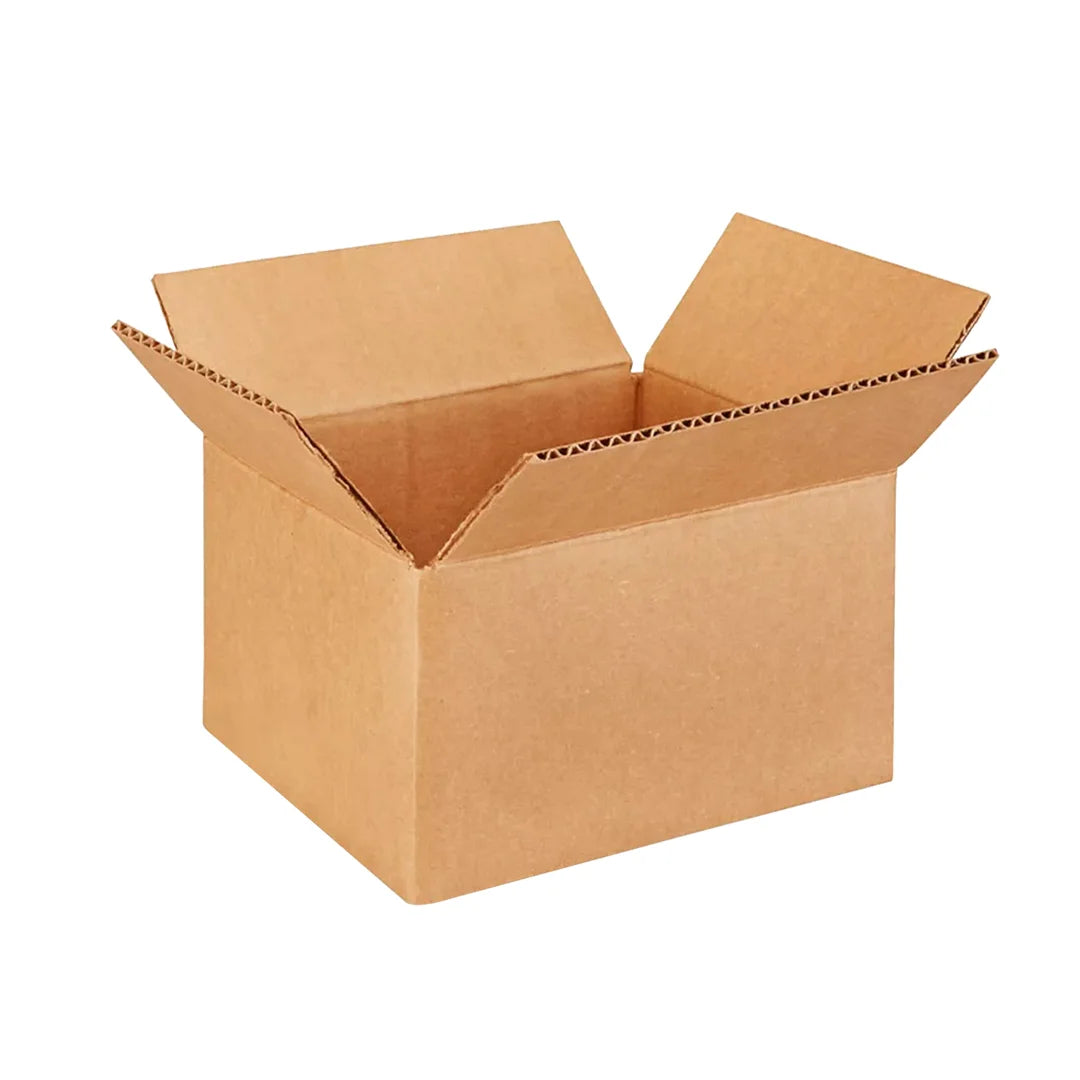 Caja de cartón para envíos kraft color café 20 x 15 x 14 cm