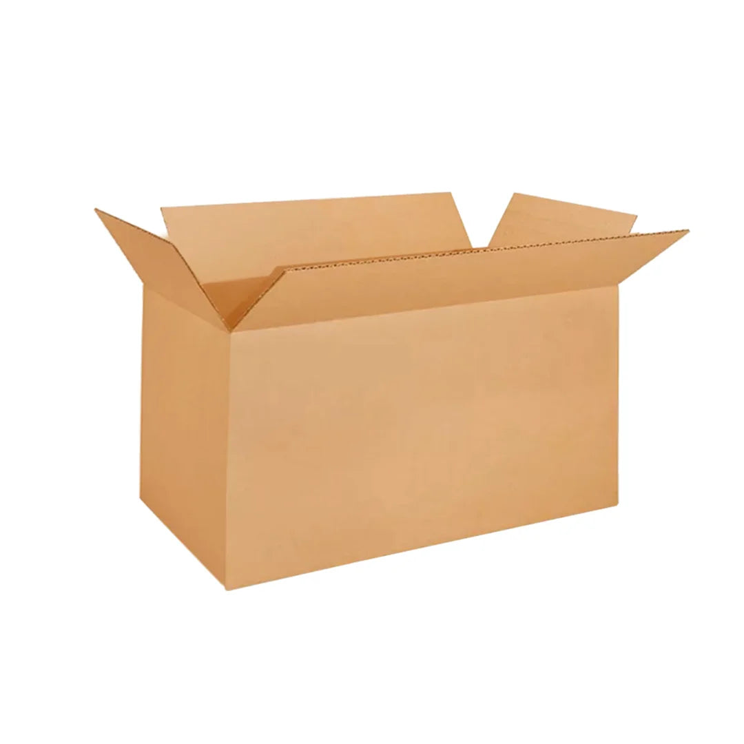 Caja de cartón para envíos kraft color café 45 x 20 x 17 cm