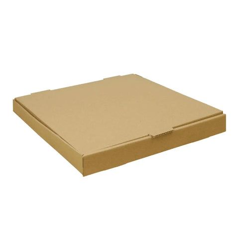 16 x 16" - Cajas para Pizza | Paquete de 25 | Papel Kraft | 23 ECT
