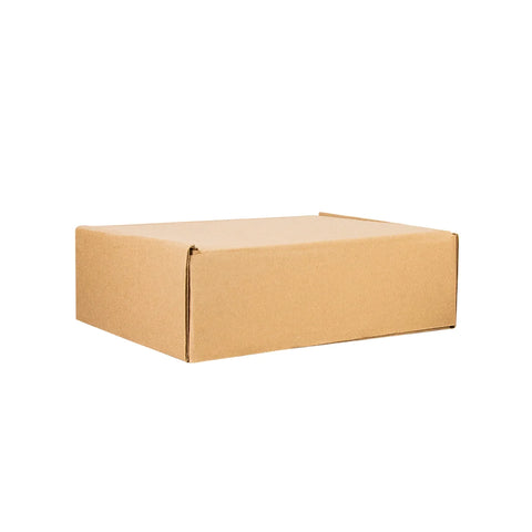 30 x 25 x 10 cm - Cajas de Cartón con Pestañas | Paquete de 25 | Papel Kraft | 32 ECT | Para Envíos con Pestañas