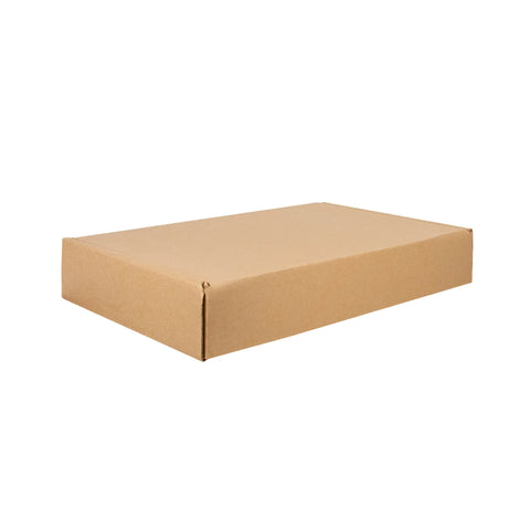 46 x 30 x 8 cm - Cajas de Cartón con Pestañas | Paquete de 25 | Papel Kraft | 32 ECT | Para Envíos con Pestañas