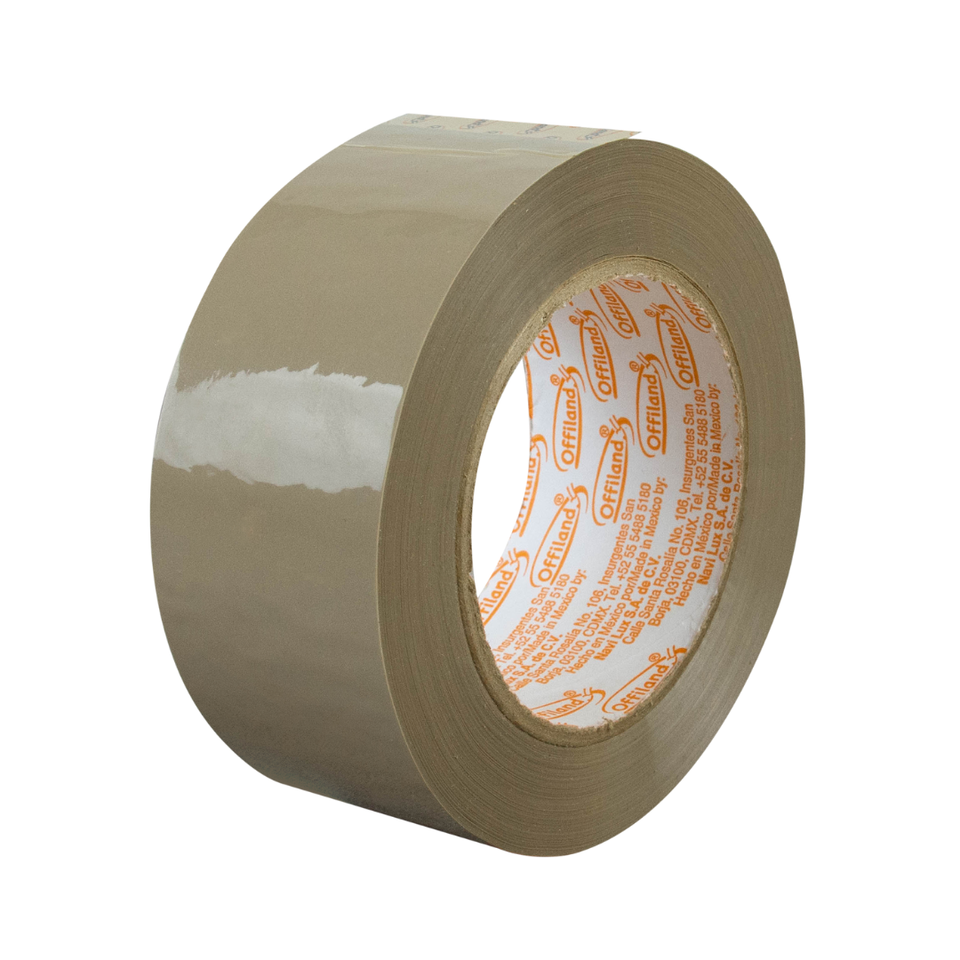 72 mm x 150 m - Cinta Adhesiva Acrílica Canela (Navitek O-41) | Navitek Offiland O-41