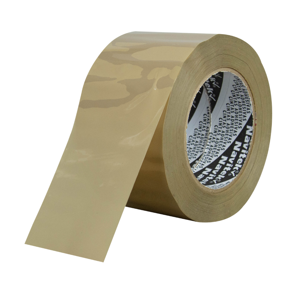72 mm x 150 m - Cinta Adhesiva Acrílica Uso Ligero Canela (Navitek 100)