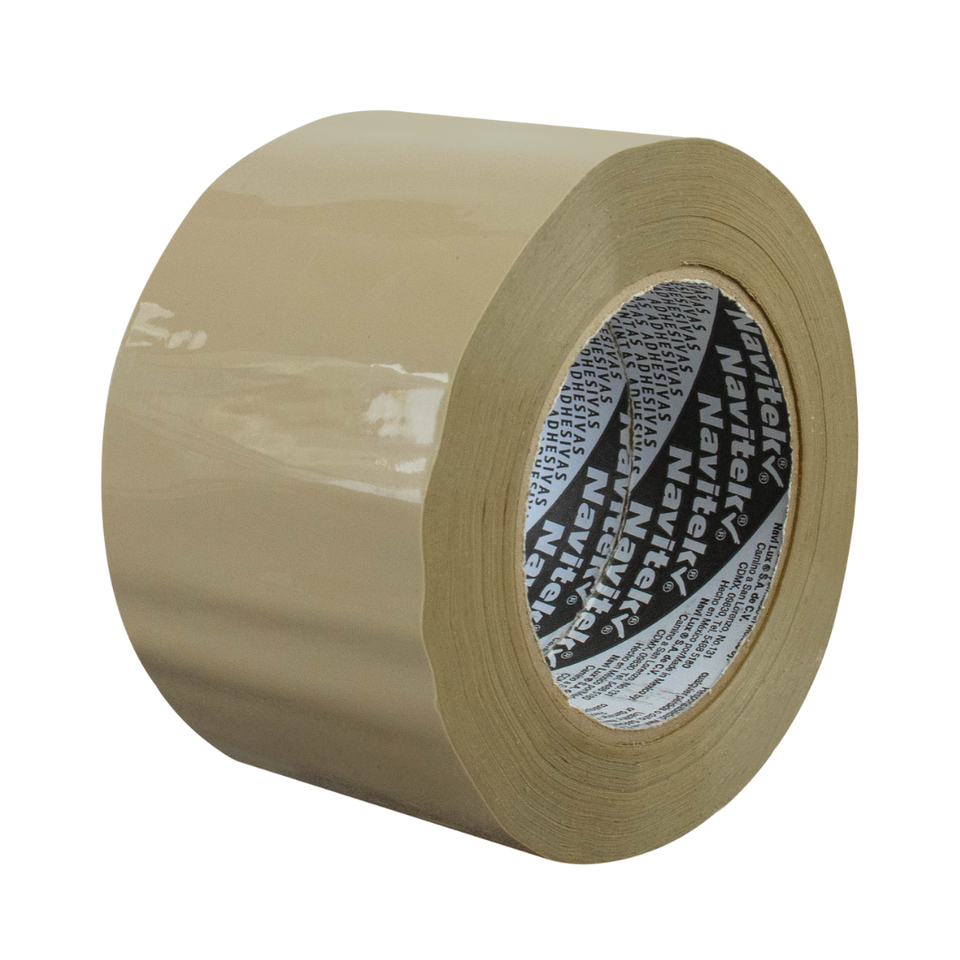 72 mm x 150 m - Cinta Adhesiva Acrílica Uso Ligero Canela (Navitek 100)