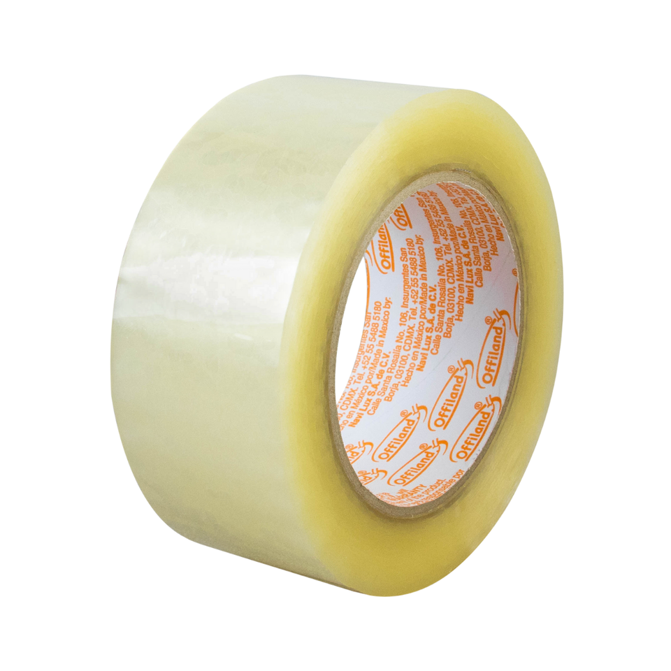 72 mm x 150 m - Cinta Adhesiva Acrílica Transparente (Navitek O-41) | Navitek Offiland O-41