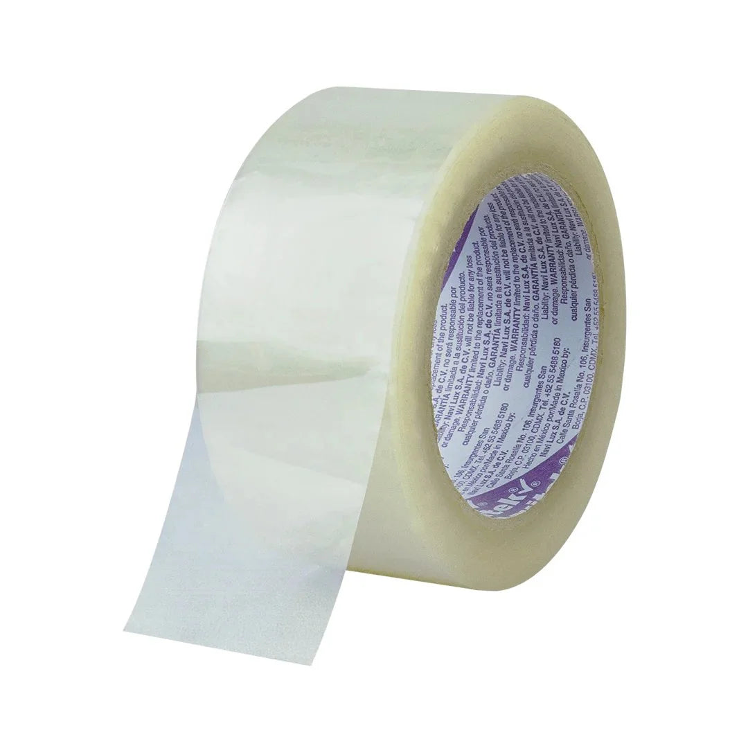 Cinta adhesiva HotMelt, transparente. 100 m x 48 mm. Para Paquetes.