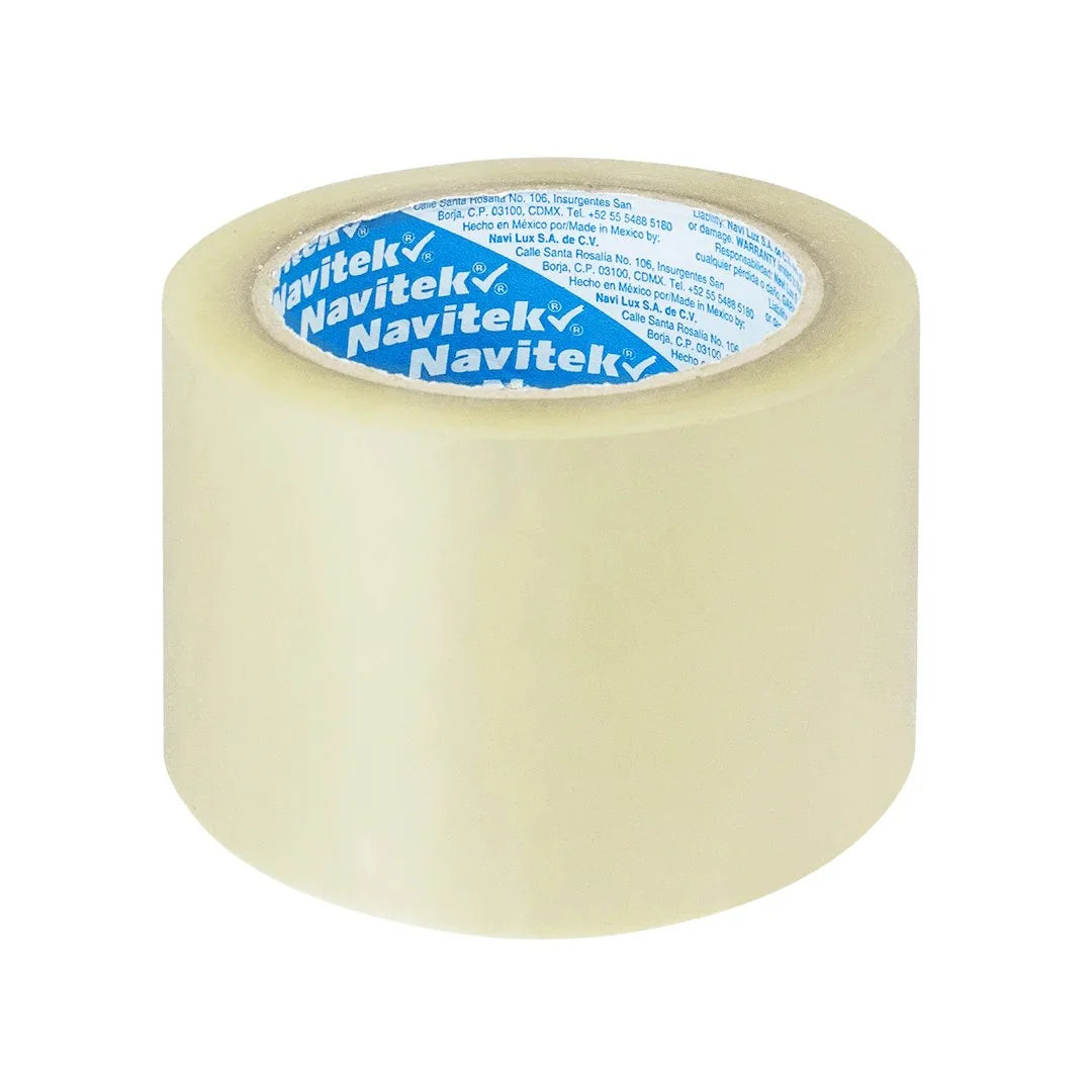 72 mm x 150 m - Cinta Adhesiva Acrílica Uso Comercial Transparente (Navitek 95)
