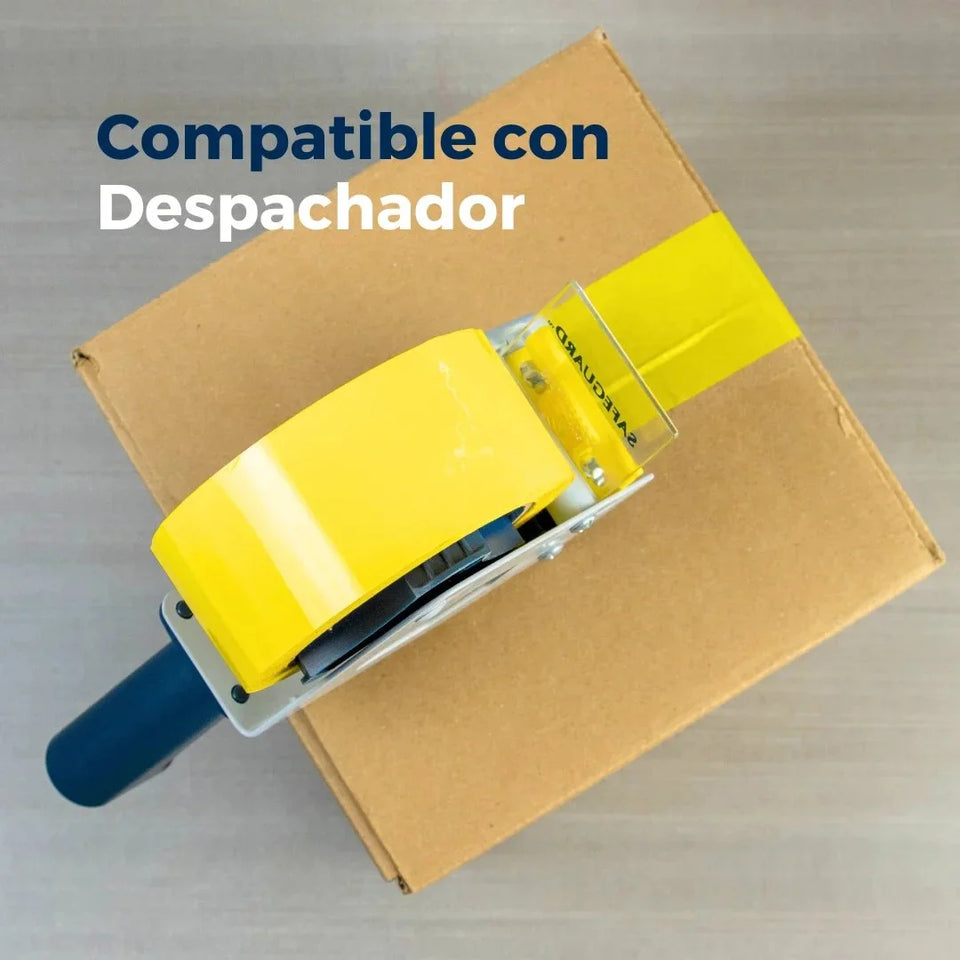 48 mm x 33 m - Cinta Adhesiva Delimitadora de Vinil Amarilla (Tuk 340)