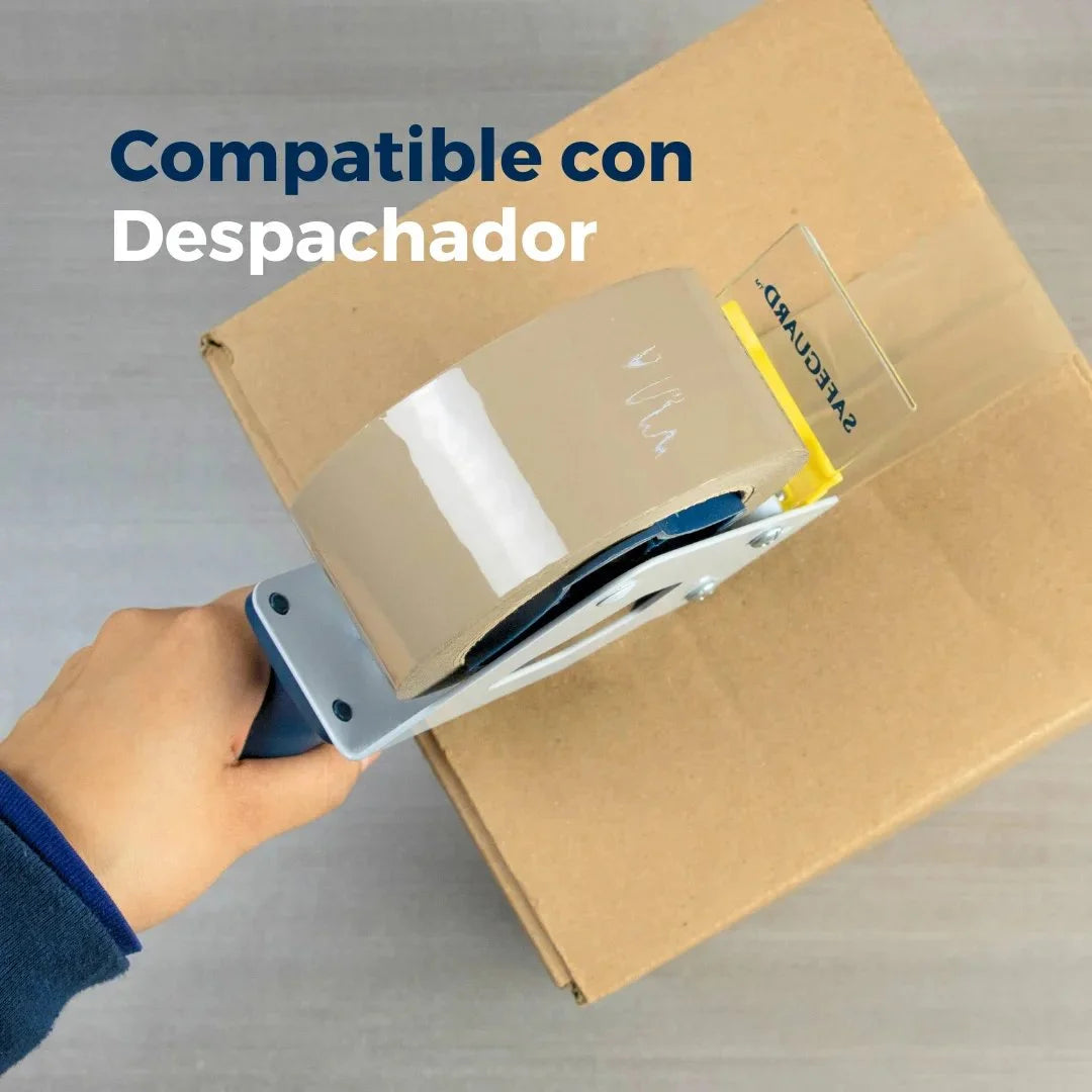 48 mm x 150 m - Cinta Adhesiva Acrílica Uso Comercial Canela (Navitek 95)