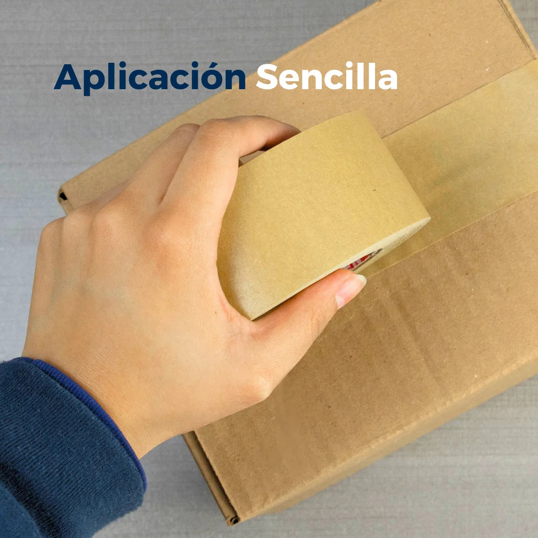 48 mm x 55 m - Cinta Adhesiva de Papel Flatback (Navitek 8534)