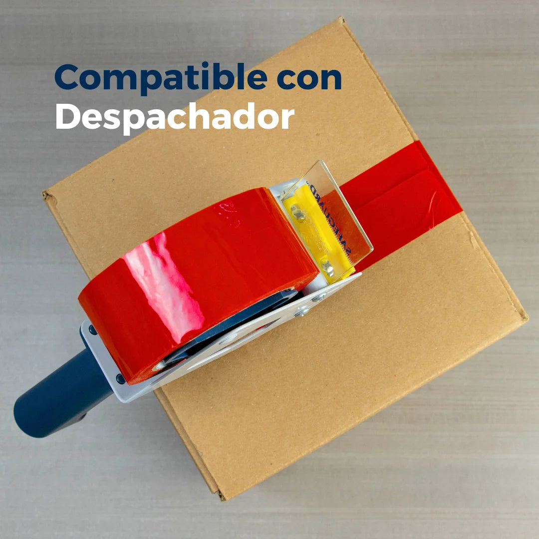 48 mm x 150 m - Cinta Adhesiva para Empaque Roja (Tuk 184) 218402