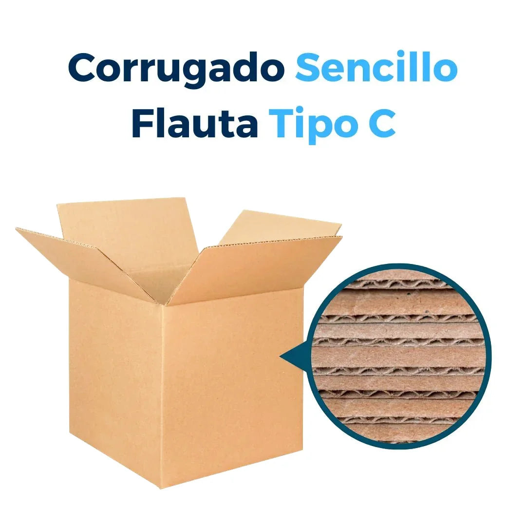 39.3 x 29.5 x 31.4 cm - Cajas de Cartón para Envíos | Paquete de 25 | Papel Kraft | Café | 32 ECT | Caja Regular (CRR)