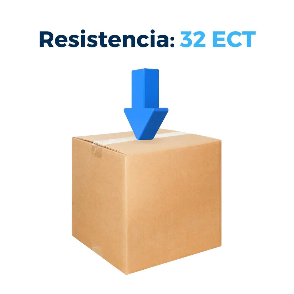 39.3 x 29.5 x 31.4 cm - Cajas de Cartón para Envíos | Paquete de 25 | Papel Kraft | Café | 32 ECT | Caja Regular (CRR)