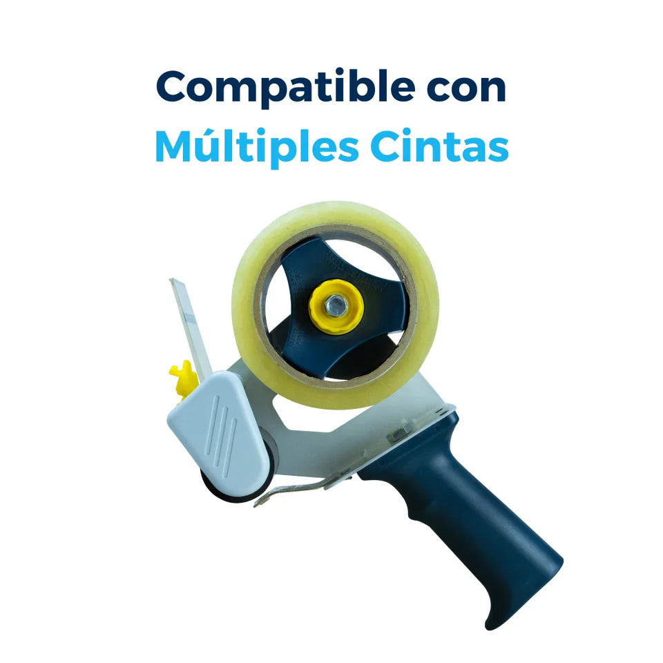 Despachador de Cinta Adhesiva 3" (EC-233) | Polipropileno | Azul y Blanco