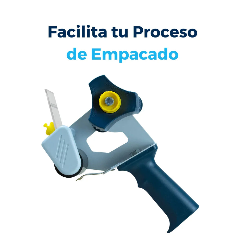 Despachador de Cinta Adhesiva 3" (EC-233) | Polipropileno | Azul y Blanco