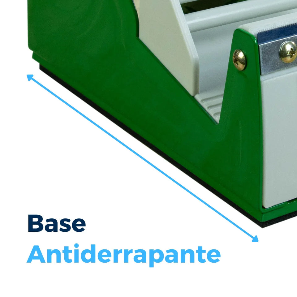 Despachador de Cinta de Mesa 3" (T9623) | Verde | Utiliza de 1 Hasta 3 Cintas Diferentes