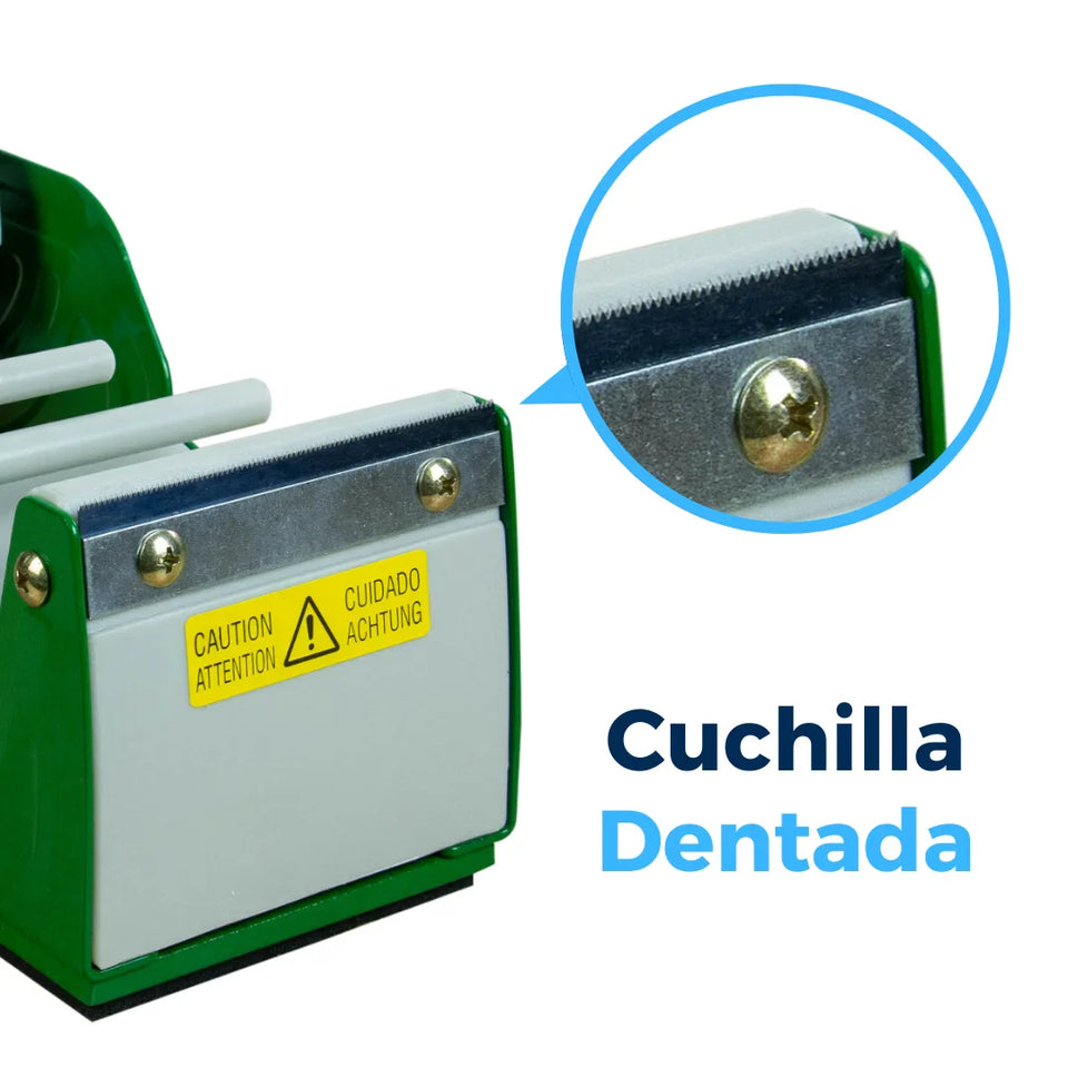 Despachador de Cinta de Mesa 3" (T9623) | Verde | Utiliza de 1 Hasta 3 Cintas Diferentes