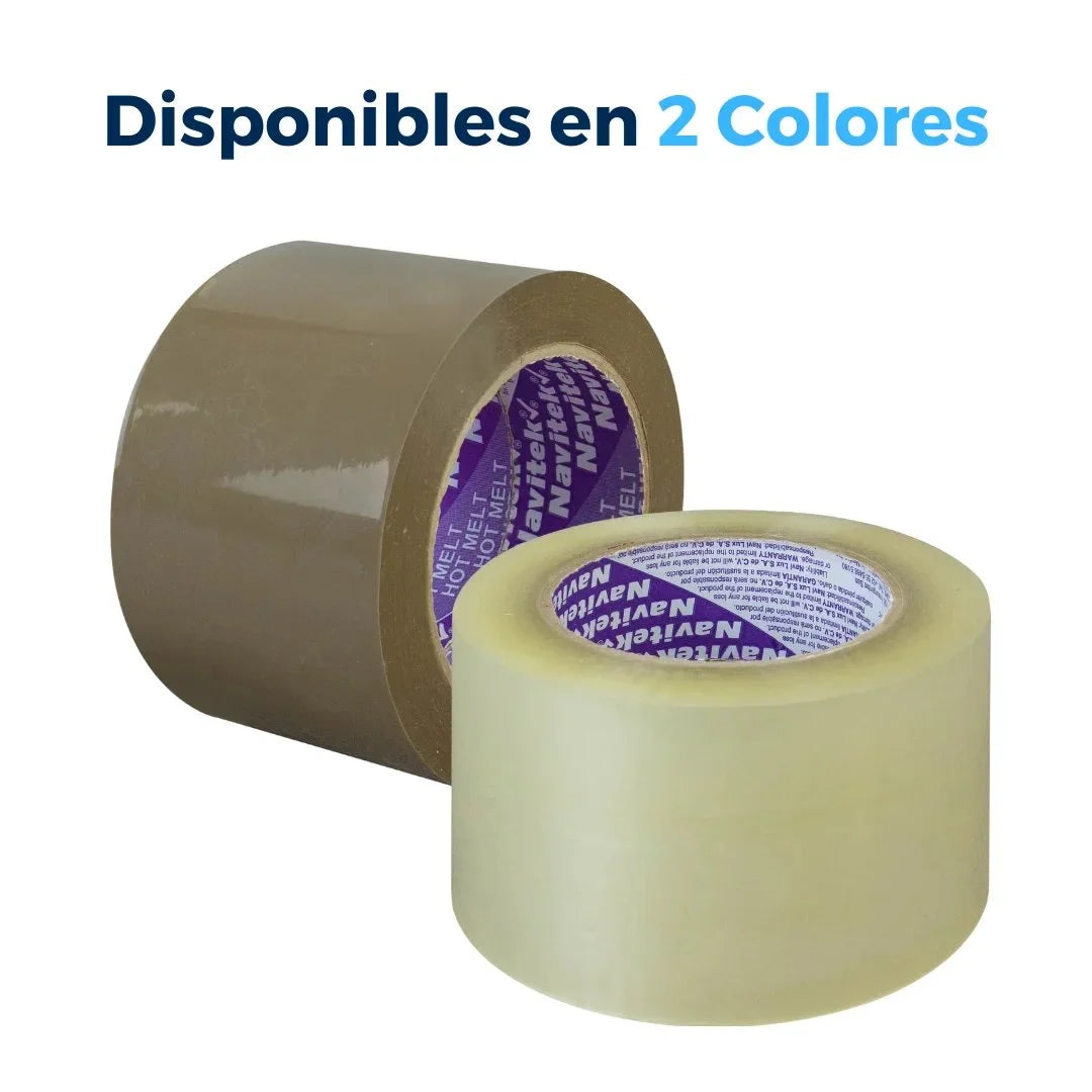 72 mm x 100 m - Cinta Adhesiva Hot Melt Canela (Navitek 500)