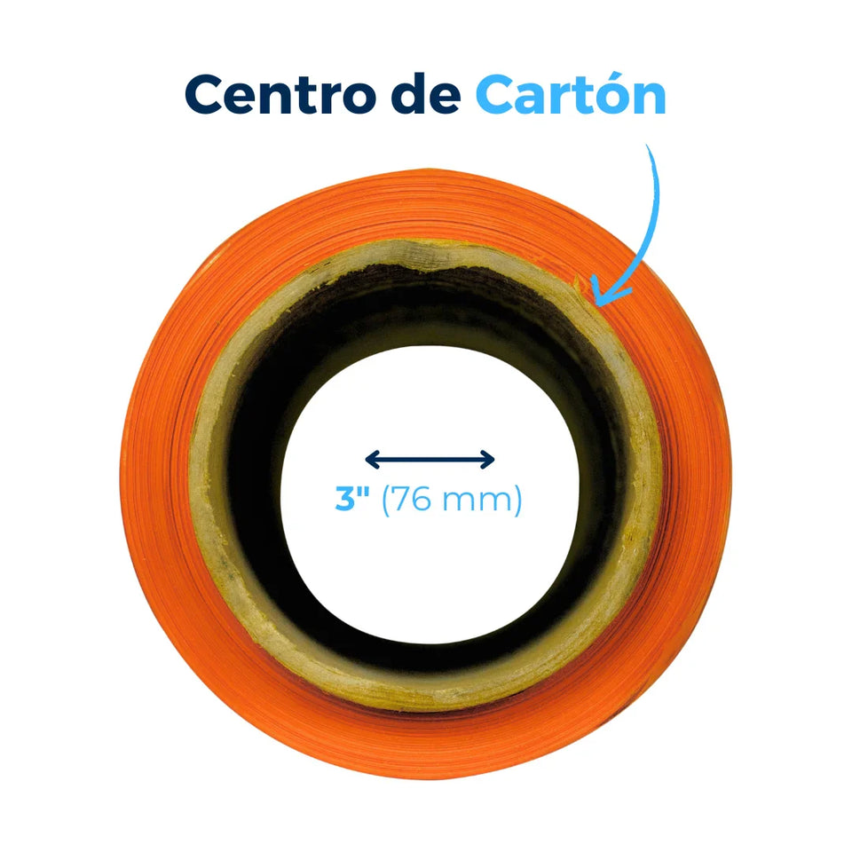 Emplaye Naranja Manual 18" / Cal. 60 / 800 Pies | Para Cargas Hasta de 725 Kgs