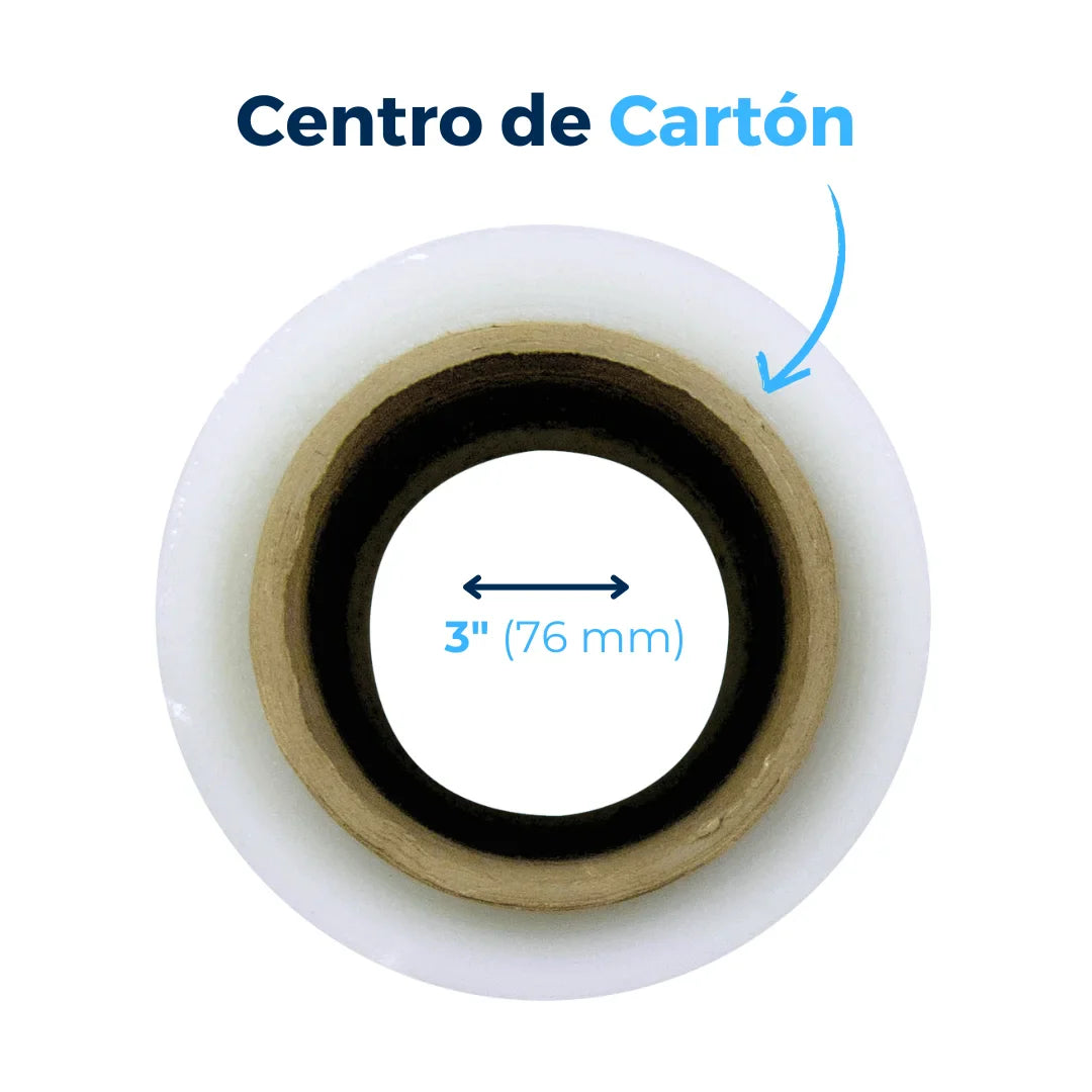 Emplaye Transparente Manual 5" / Cal. 50 / 800 Pies
