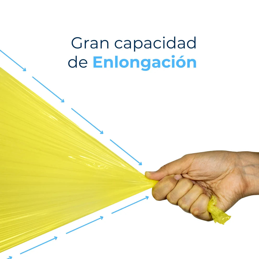 Emplaye Amarillo Manual 18" / Cal. 60 / 800 Pies | Para Cargas Hasta de 725 Kgs