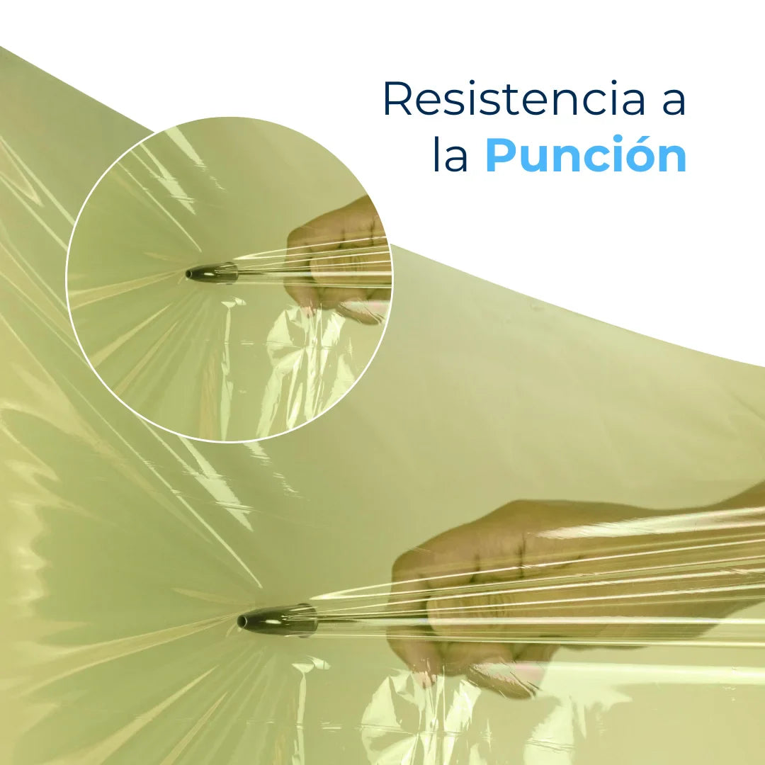 Emplaye amarillo con resistencia a la punción. Para Paquetes.
