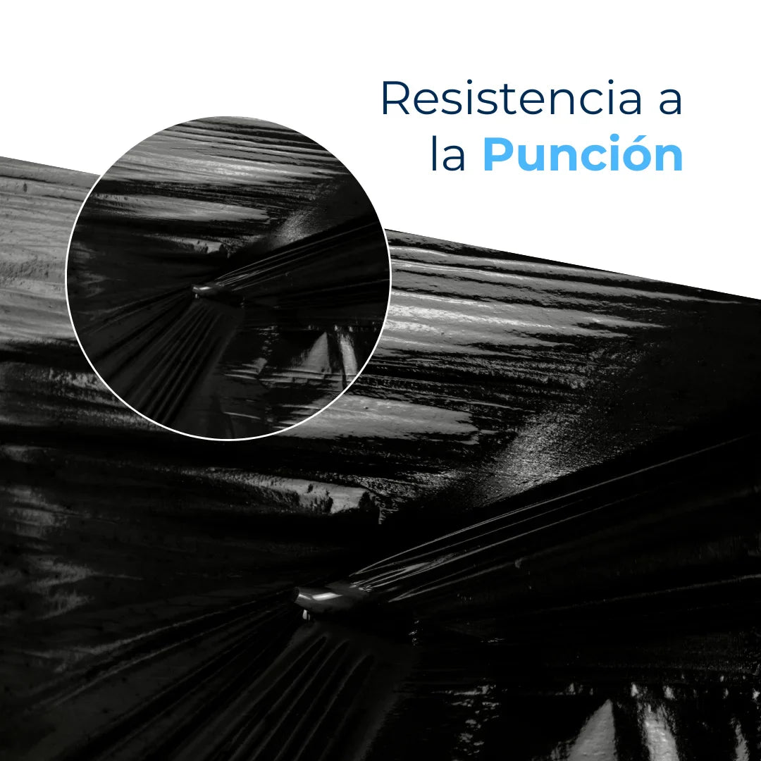 Emplaye negro con resistencia a la punción. Para Paquetes.
