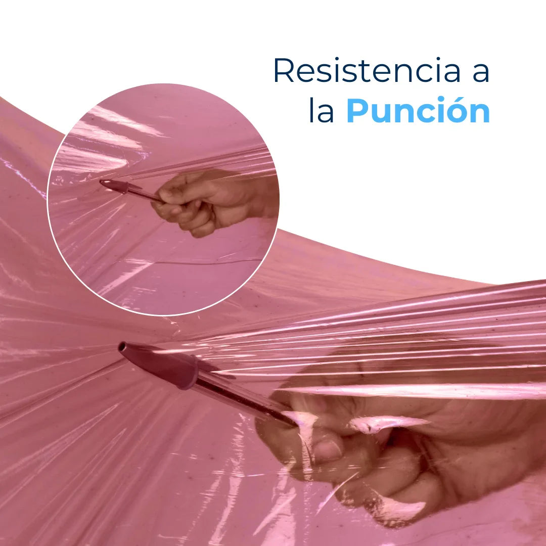 Emplaye rojo con resistencia a la punción. Para Paquetes.
