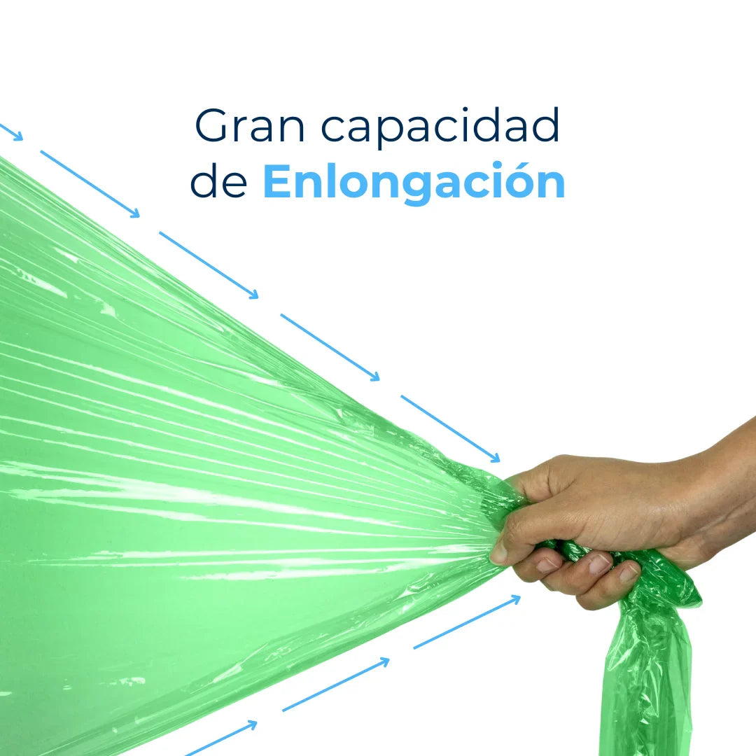 Emplaye Verde Manual 18" / Cal. 60 / 800 Pies | Para Cargas Hasta de 725 Kgs
