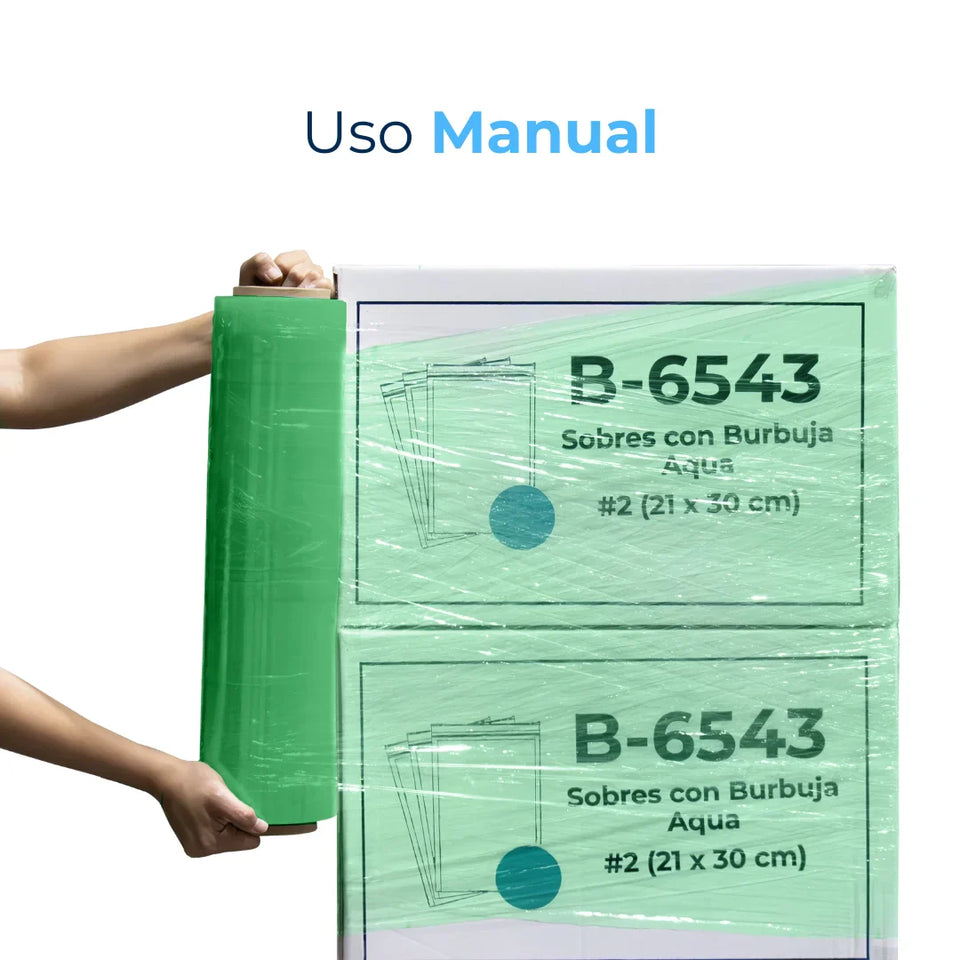 Emplaye Verde Manual 18" / Cal. 60 / 800 Pies | Para Cargas Hasta de 725 Kgs