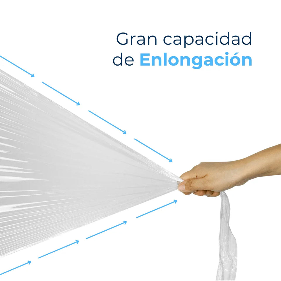 Emplaye Transparente Automático 20" / Cal. 60 / 8000 Pies | Para Cargas Hasta de 725 Kgs