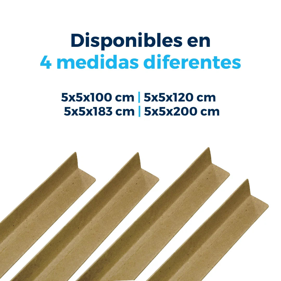 5 x 5 x 100 cm - Esquineros de Cartón