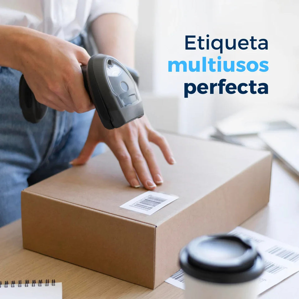 Etiquetas para Código de Barras 1 x 1" Dymo LW (30332) | Papel Térmico | Blanca