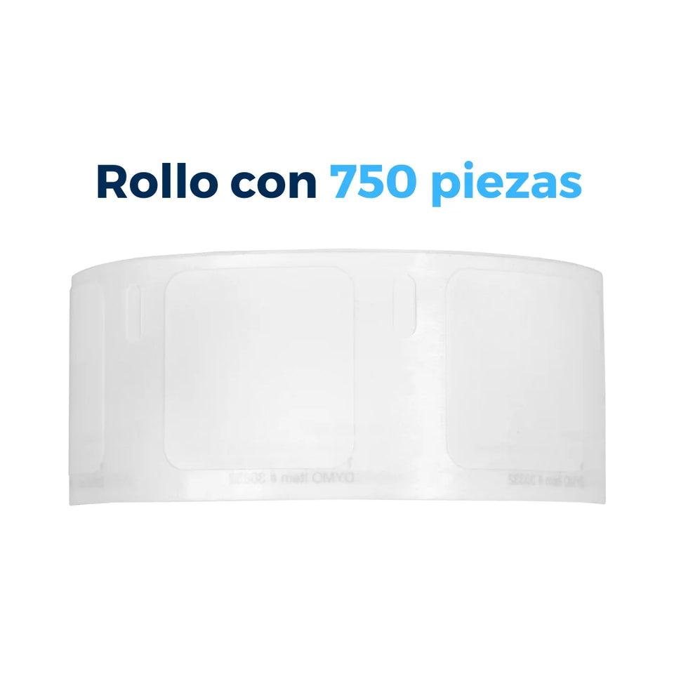 Etiquetas para Código de Barras 1 x 1" Dymo LW (30332) | Papel Térmico | Blanca