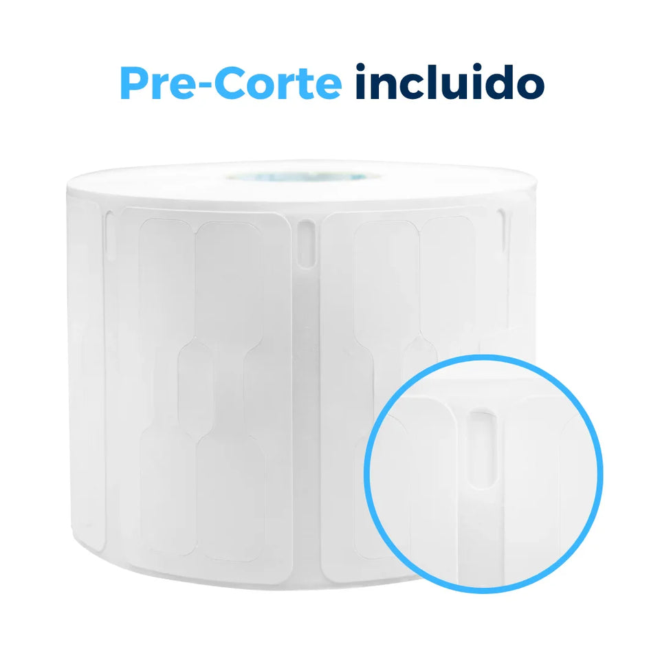 Etiquetas para Joyeria Dymo 3/8" x 3/4" (30299) | Papel Térmico | Blanca