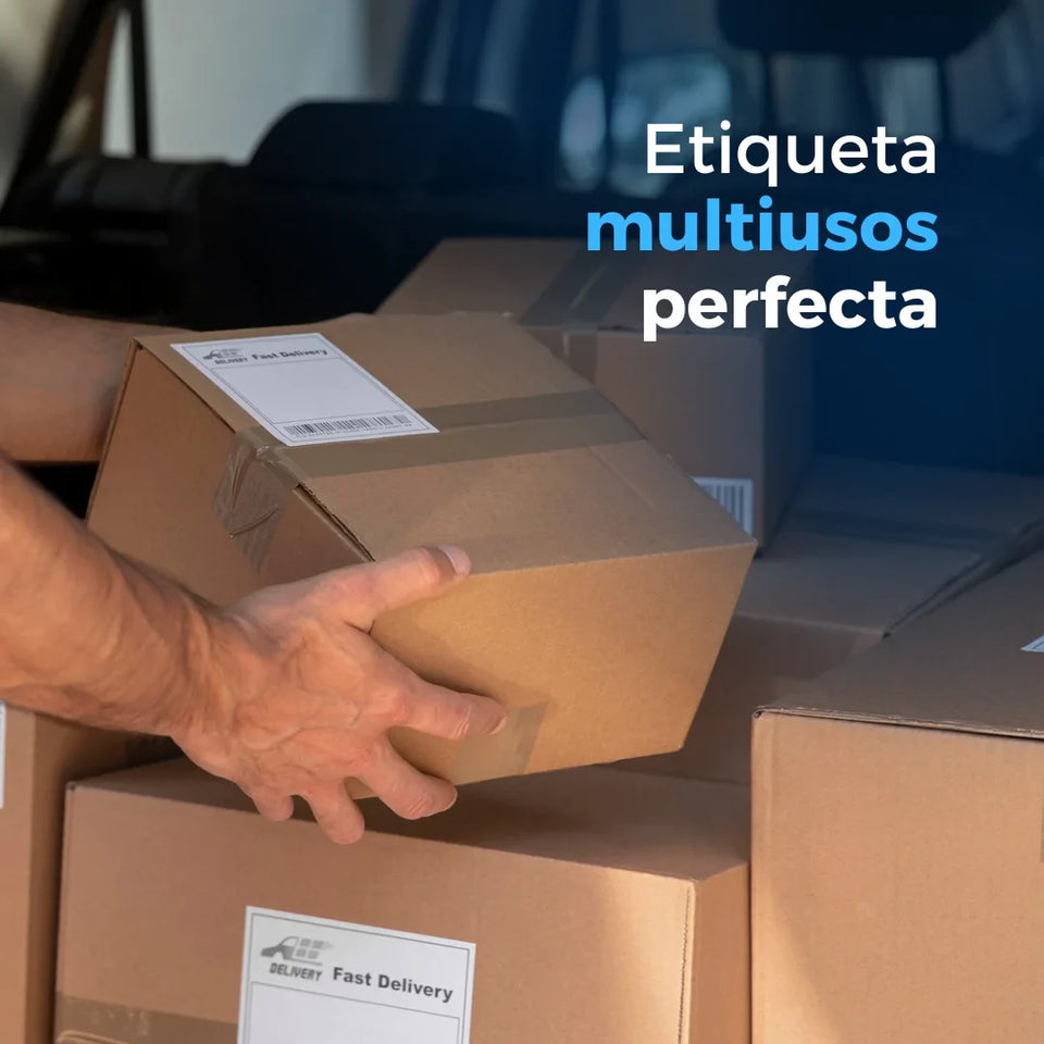 Etiquetas 4 x 6" Dymo 4XL (1744907) | Papel Térmico | Blanca