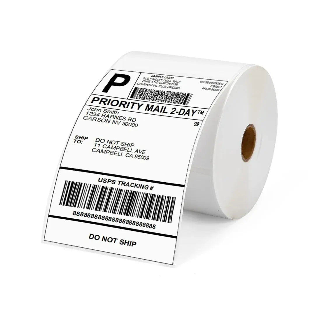 Etiquetas Térmicas Directas - 4 x 8" en Rollo