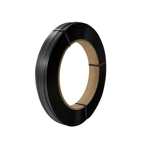 Fleje Negro Manual de Polipropileno - 1/2" Ancho | 980 m de Largo | Cal. .030" (762 µm)