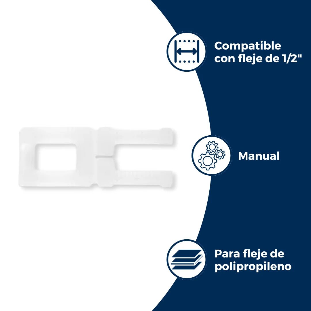 Hebilla para Fleje de Plástico 1/2”