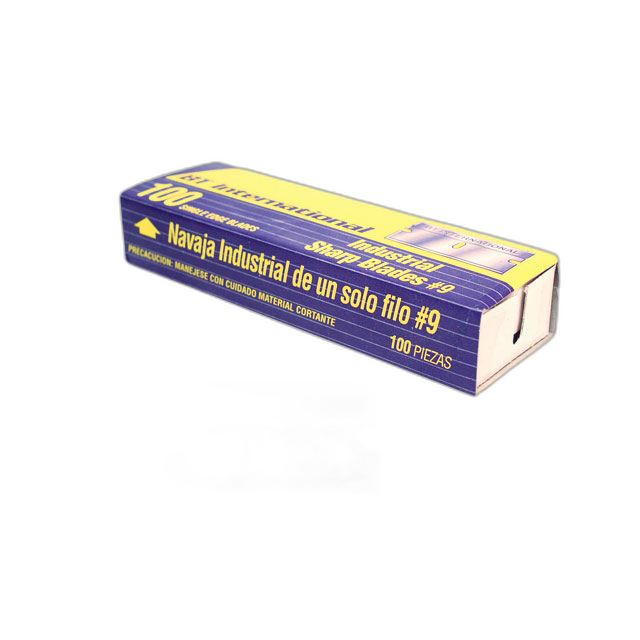 Navaja Industrial de un Filo No.9