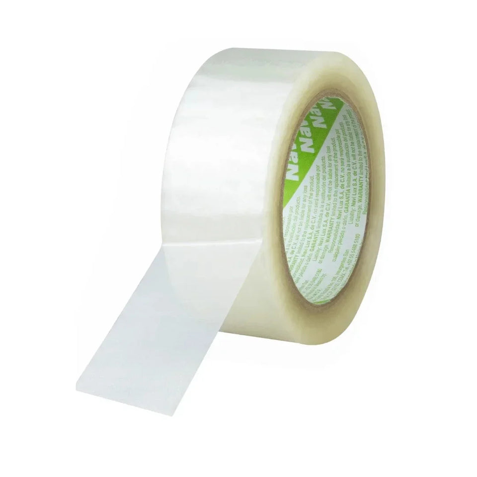 48 mm x 150 m - Cinta Adhesiva Acrílica Uso Pesado Transparente (Navitek 200)