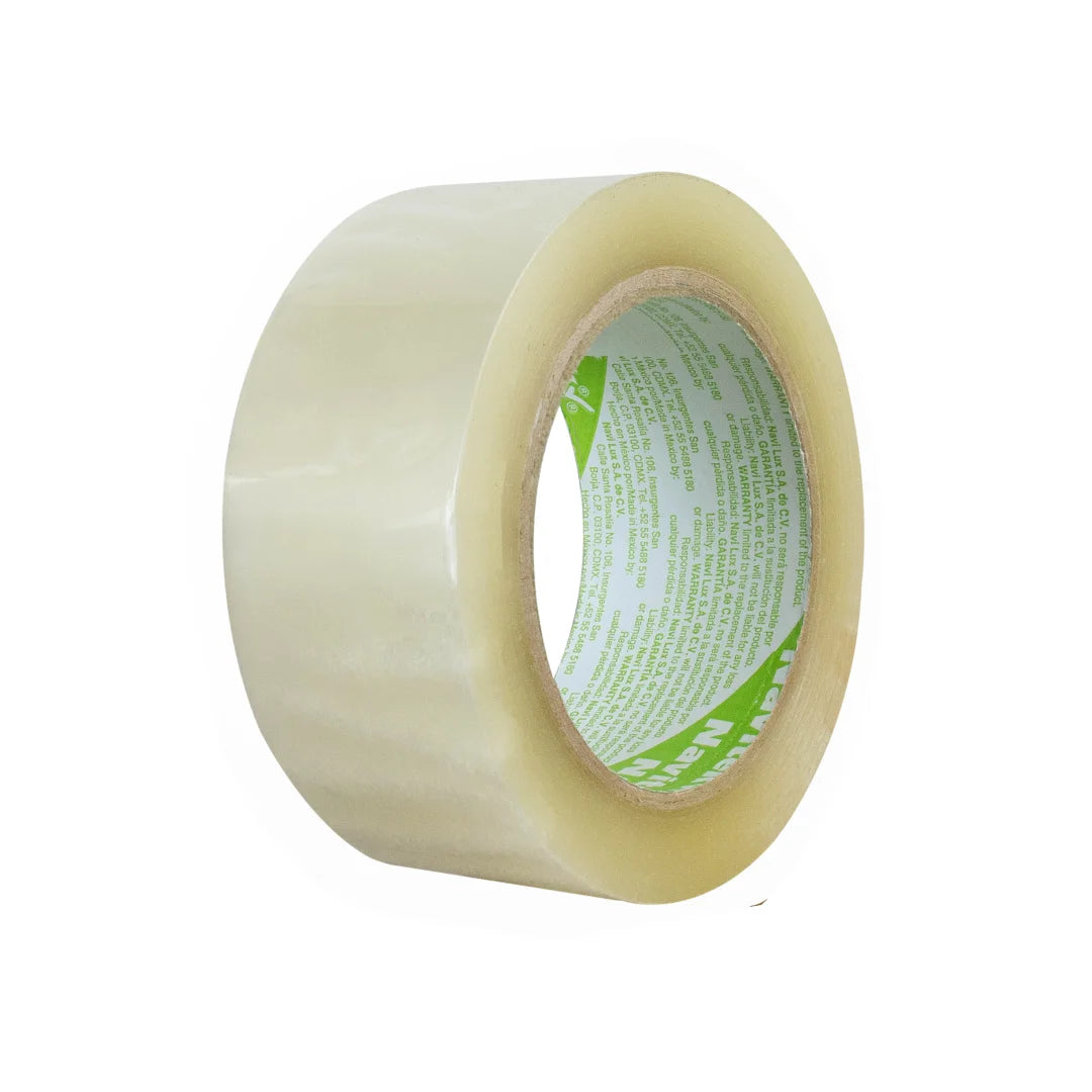 48 mm x 150 m - Cinta Adhesiva Acrílica Uso Pesado Transparente (Navitek 200)