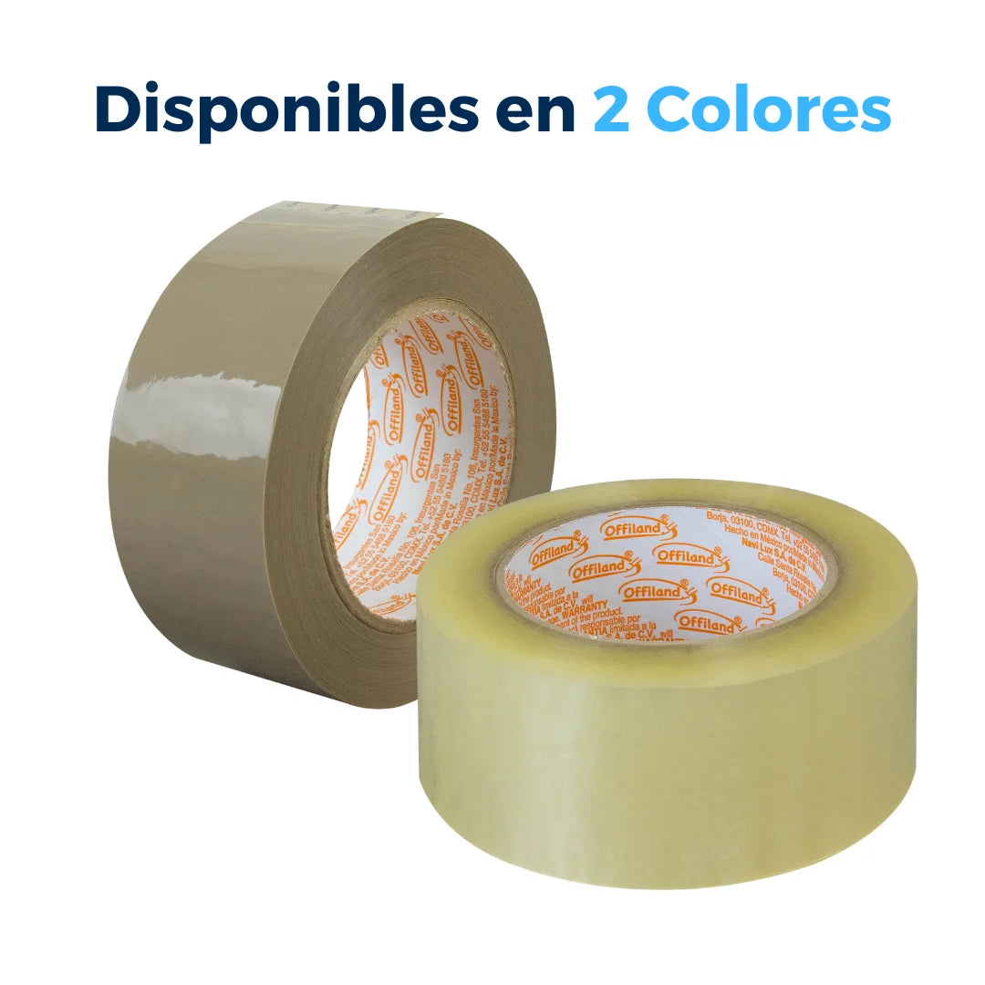 72 mm x 150 m - Cinta Adhesiva Acrílica Transparente (Navitek O-41)