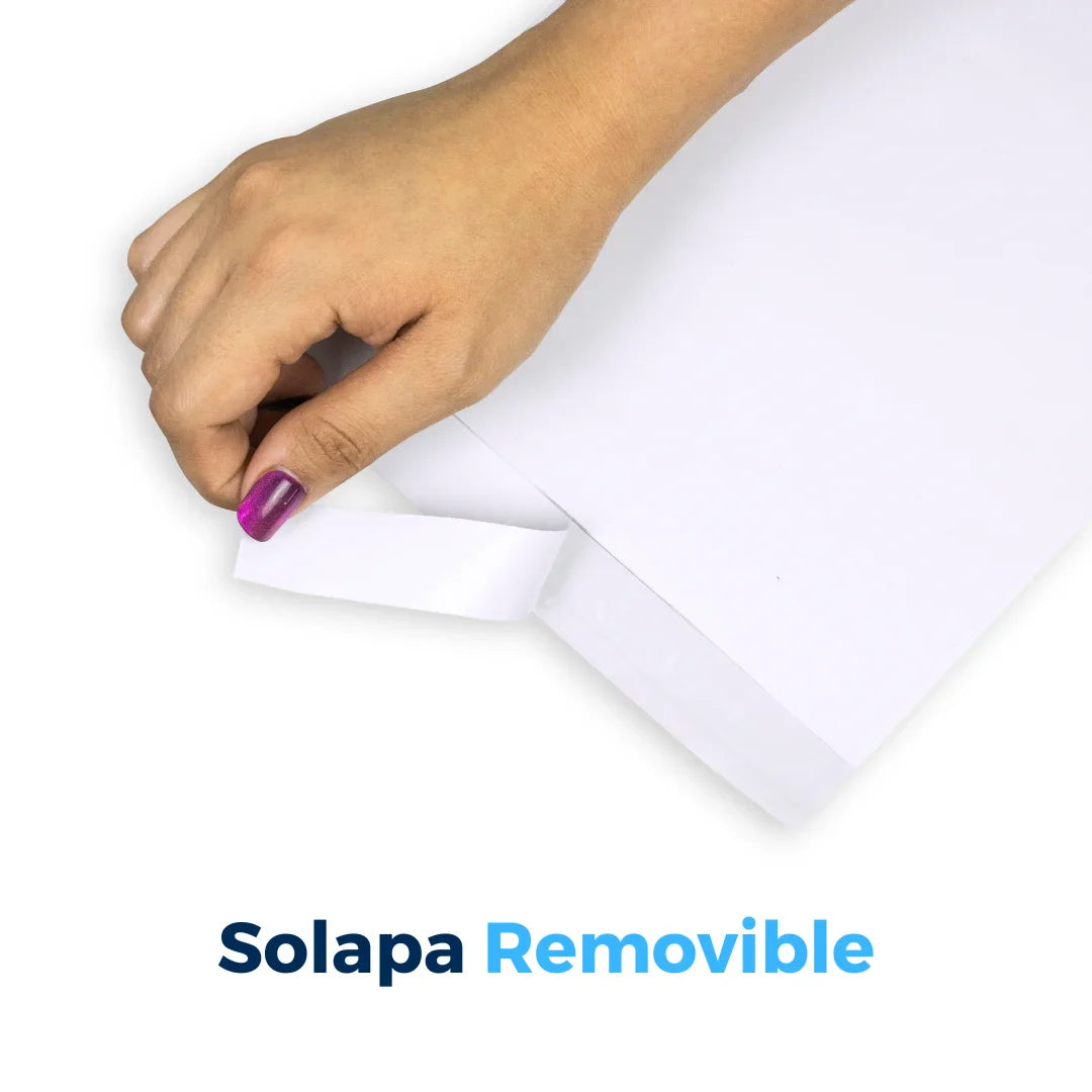 25 x 17 cm - #4 Sobres Packing List Cierre Lateral