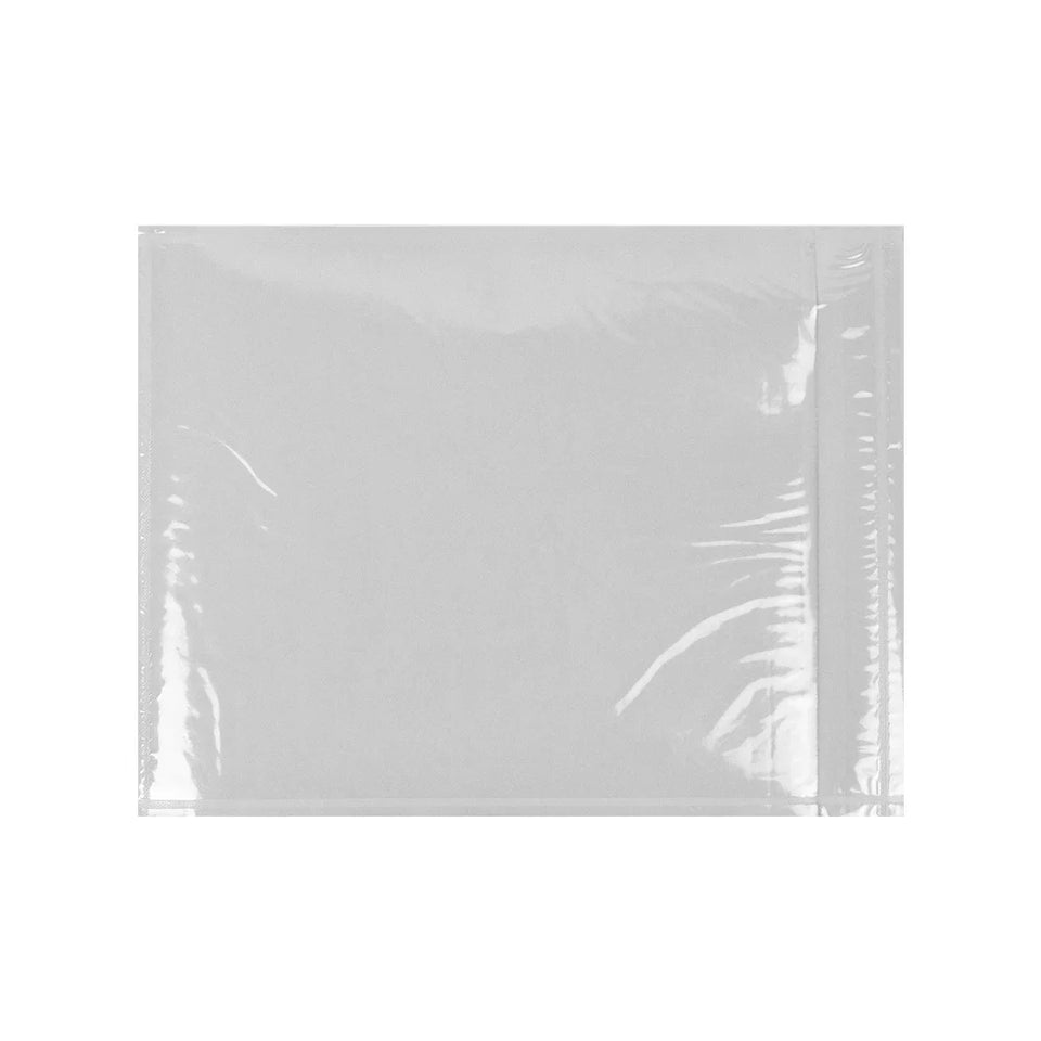18 x 14 cm Sobres Packing List Cierre Lateral | Paquete de 100 | Polietileno CPP/CPE y Papel | Transparente