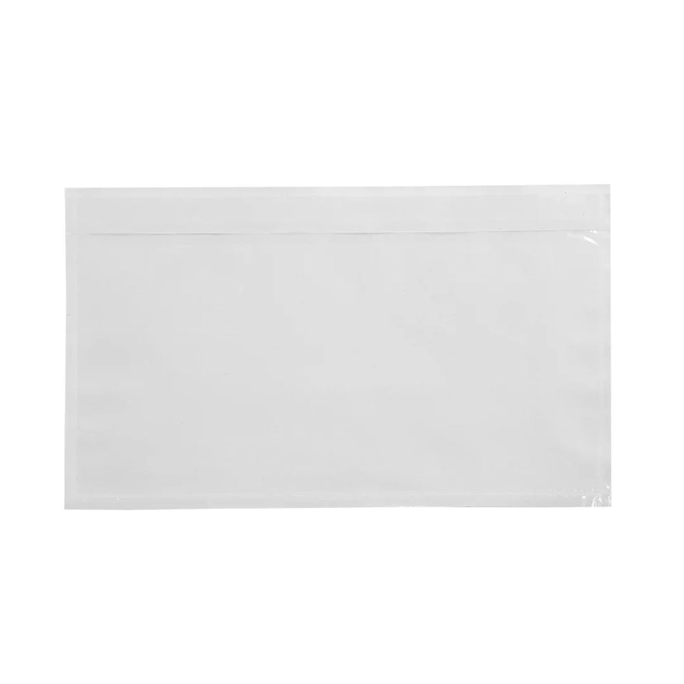 25 x 14 cm Sobres Packing List Cierre Superior | Paquete de 100 | Polietileno CPP/CPE y Papel | Transparente