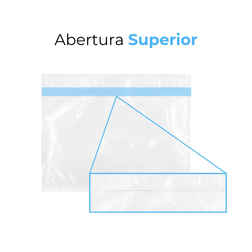 15 x 11 cm Sobres Packing List Cierre Superior | Paquete de 100 | Polietileno CPP/CPE y Papel | Transparente