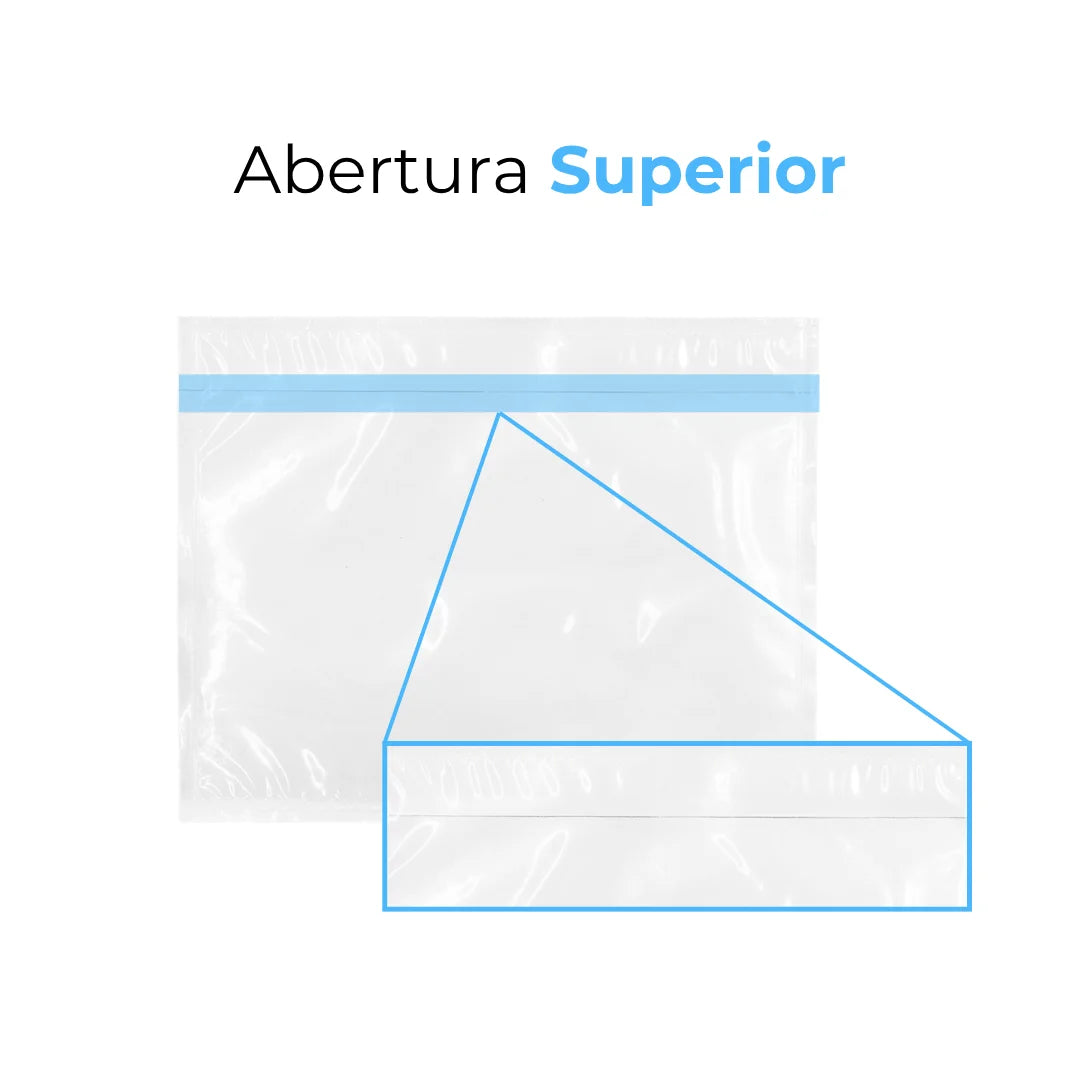 30 x 25 cm - #5 Sobres Packing List Cierre Superior