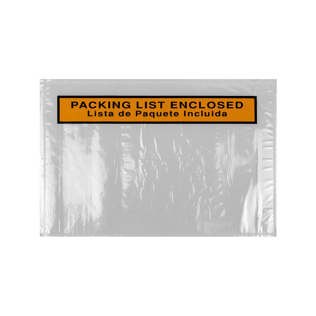 25 x 17 cm - #4 Sobres Packing List "Enclosed"