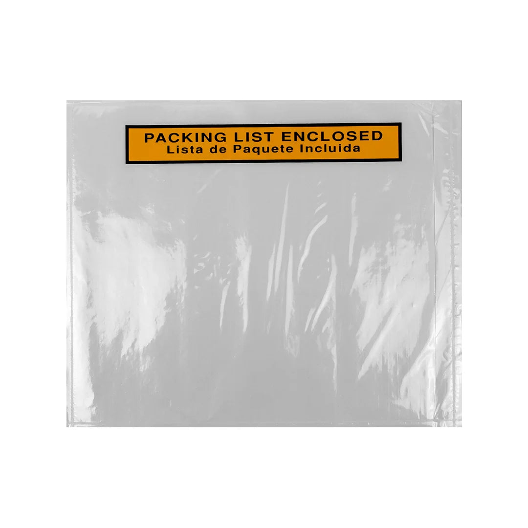 30 x 25 cm Sobres Packing List "Enclosed" | Paquete de 100 | Polietileno CPP/CPE y Papel | Transparente